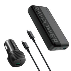 RAVPower RP-VC1015 Car Charger Combo